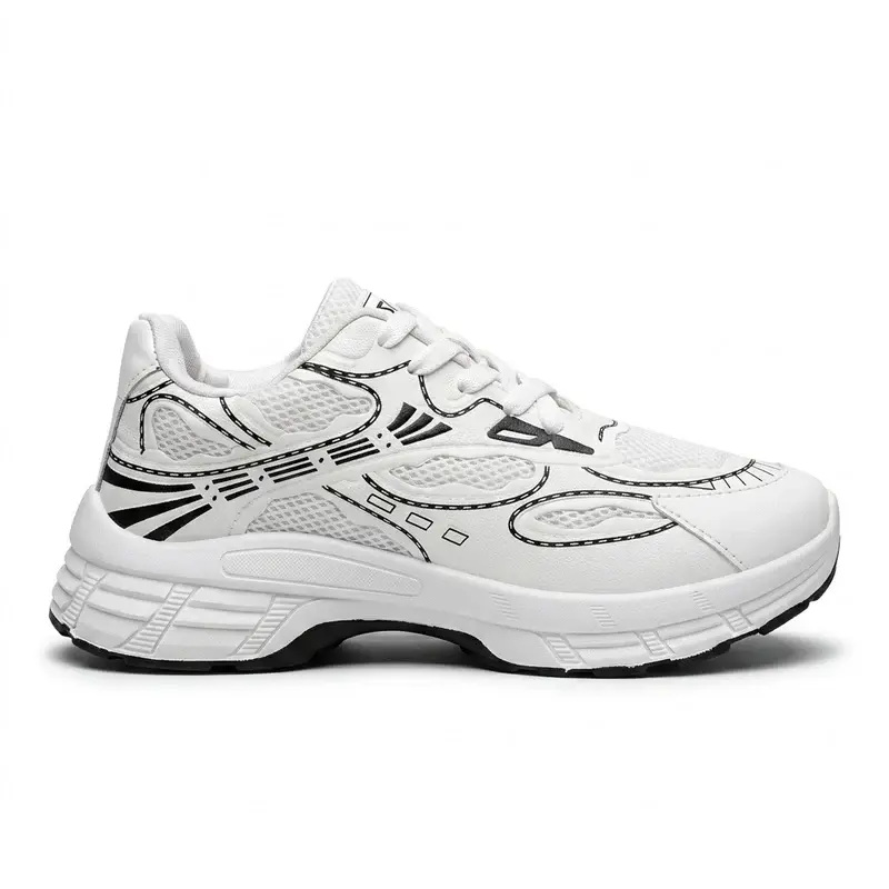 Modern Graphic Design Sneakers L-18