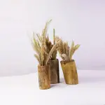 Handcrafted Natural Wooden Vase Elegant Boho Decor for Modern Homes 600 EGP