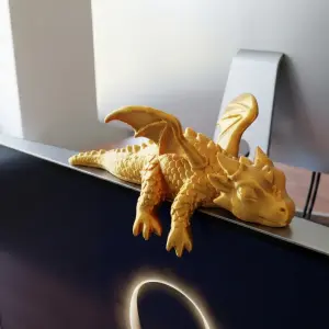 Sleeping Bezel Dragon Monitor Buddy