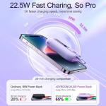 Joyroom JR-L012 22.5W mini Power Bank with Dual Cables 10000mAh
