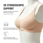 Seamless Front Clip Nursing Bra Plus Size Wirefree Maternity Bralette