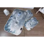 Bubbles Digital Bathroom Set Non Slip 3Pieces