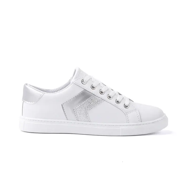 Sneakers With Glossy side stripe-SN-8