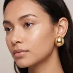 Elegant Sphere Stud Earrings EA-211