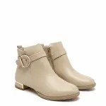 Ankle Boot with Low Heel and Side Buckle B-56