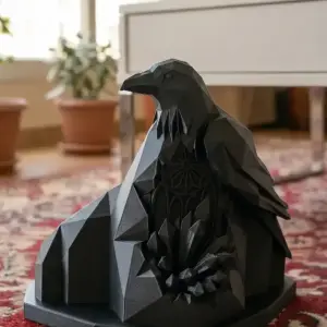 Crow of the Mountain Sculpture