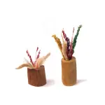 Rustic Natural Wooden Vase