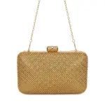 Sparkling Studded Evening Clutch with Metallic Clasp VS-58