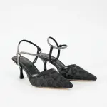 Elegant Lace Ankle Strap Heel C-80