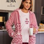3pcs red pyjama set