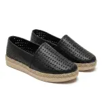 Breathable Leather Ballerinas with Rustic Details. BN-59