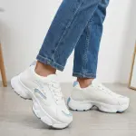 Sneakers with a different streamlined sole L-7