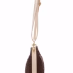 Woven Crossbody Bag - maroon