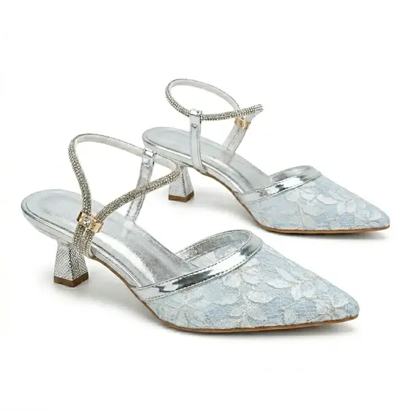 Luxury Lace Evening Heels C-119