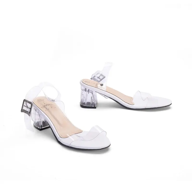 Transparent Heel Sandal C-49