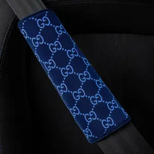 Gucci Blue - Set of 2 Seat Belt Covers