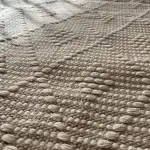 Beige Diamond Textured Kilim