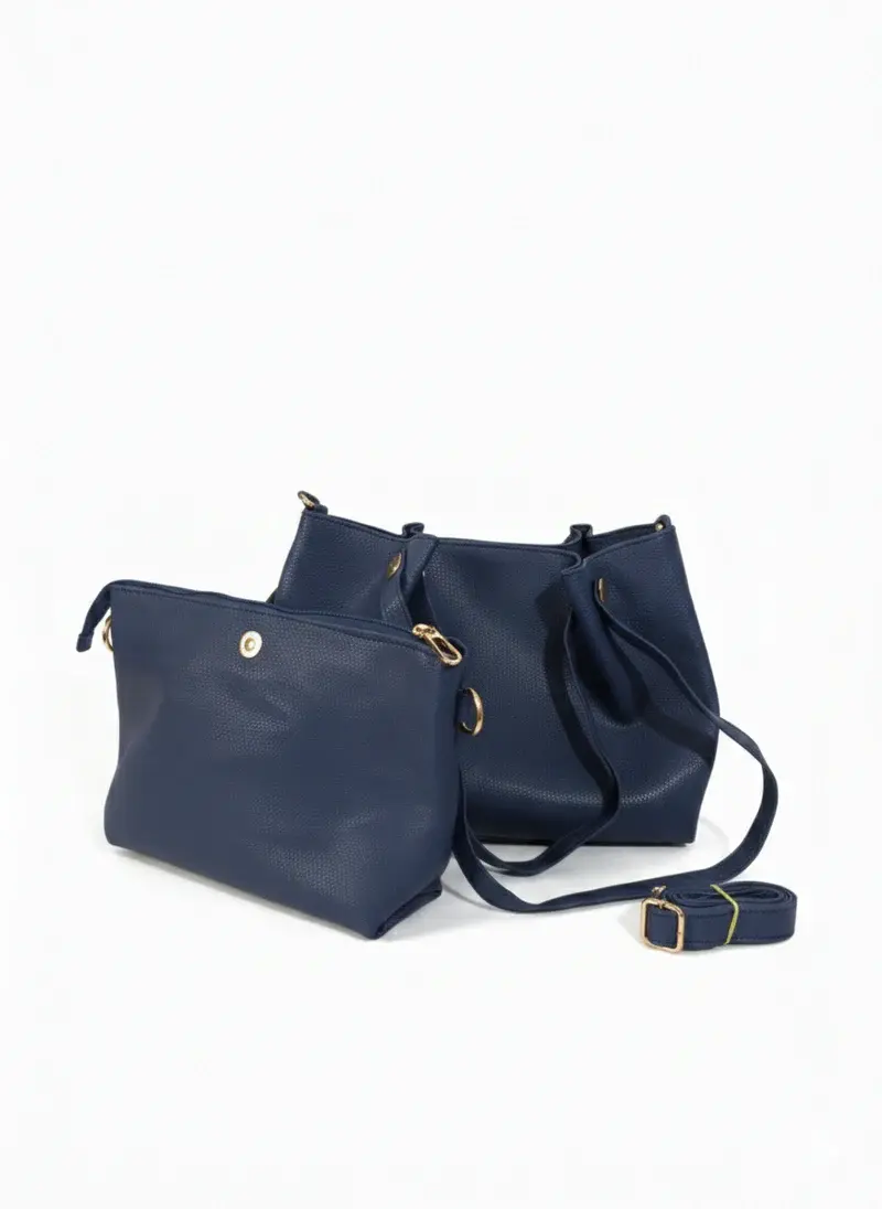 Dual Set Handbag with Detachable Pouch BA-55