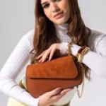Asymmetric Flap Crossbody-black