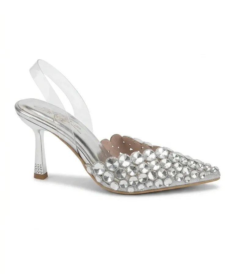 Shimmer Rhinestone Heels C-94