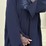 Wealth Abaya – Navy