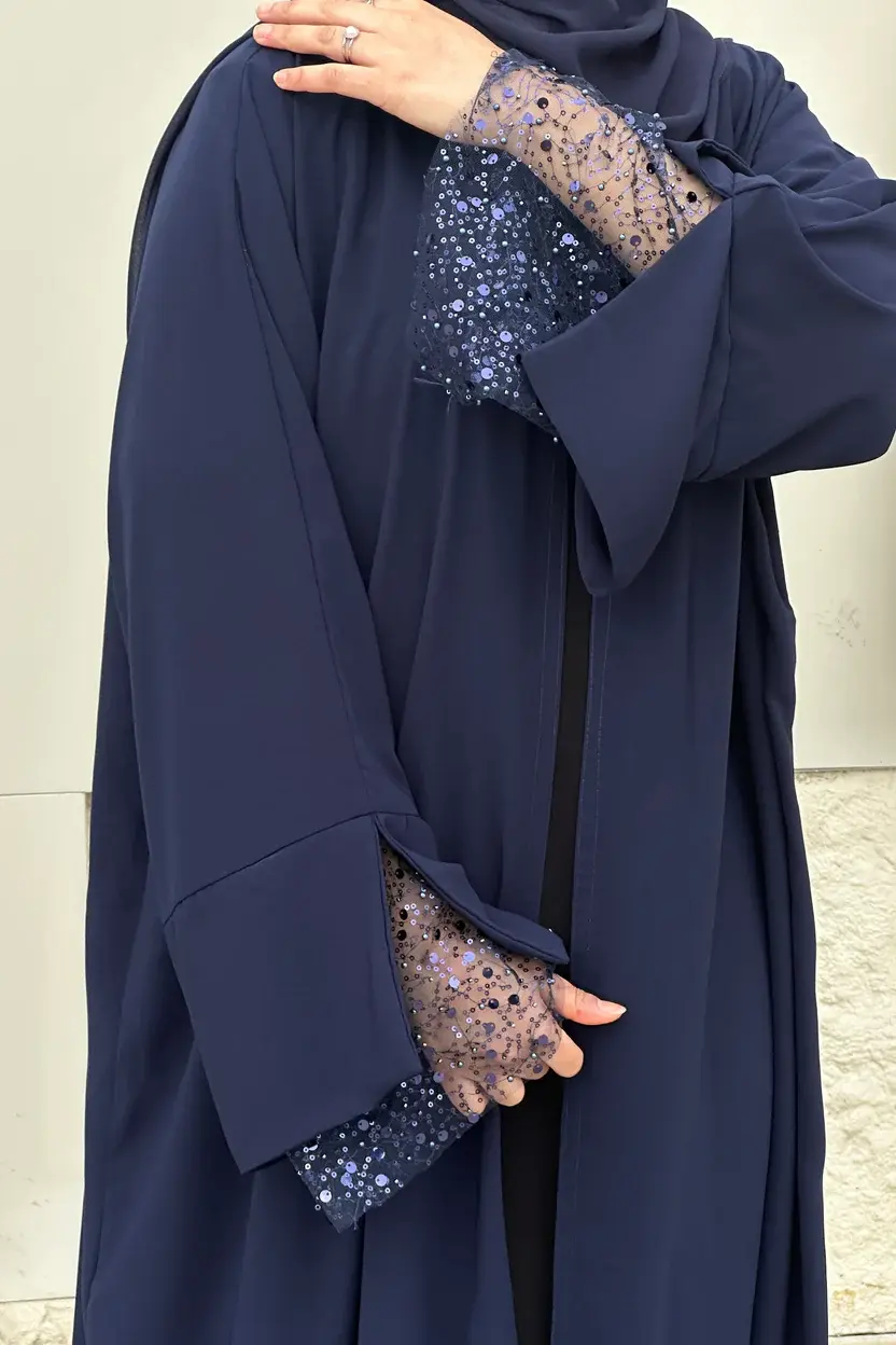 Wealth Abaya – Navy
