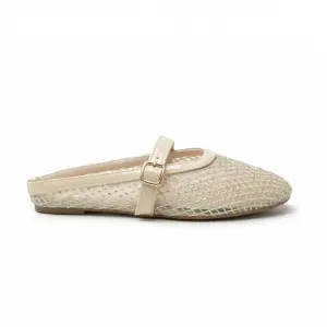 Embellished Mesh Strap Sabot BN-57