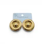Ribbed Shell Earrings EA-215