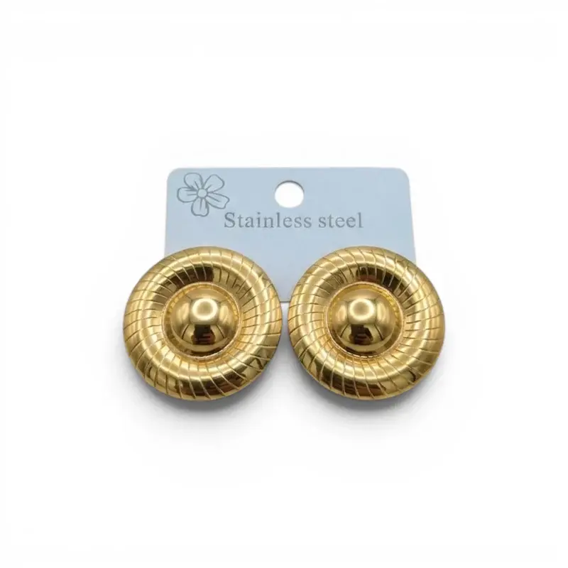 Ribbed Shell Earrings EA-215