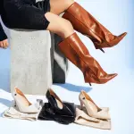 HEELS BOOT LEATHER CLASSIC B-36