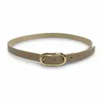Classic Oval Buckle Leather Belt BT-10