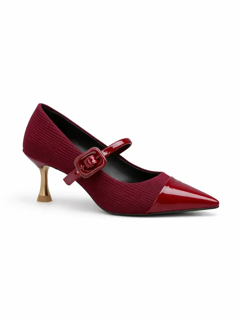 Classic Strap Elegance Heels C-87