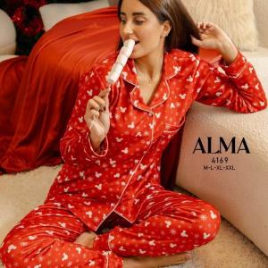 red pyjama set