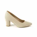 Leather Sandal Thick Heel-R-800