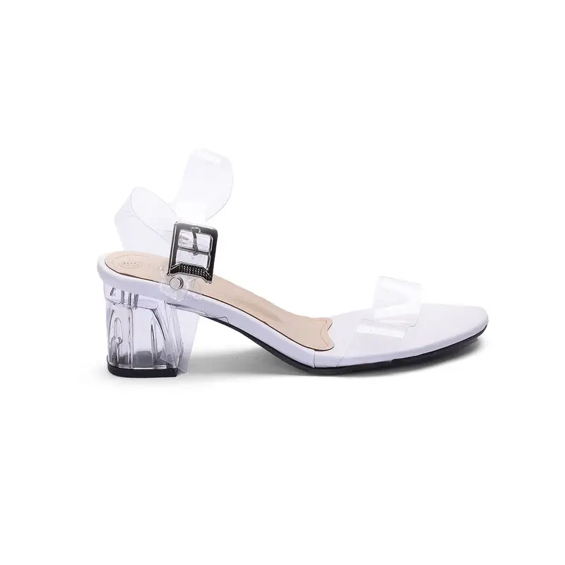 Transparent Heel Sandal C-49