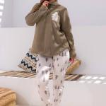 olive pyjama set