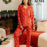 red pyjama set