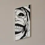 Solo Leveling Sung Jinwoo & Statue Wall Art