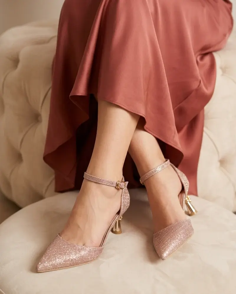 Elegant Back Butterfly Heels C-112