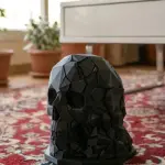 Fractured Skull Sculpture