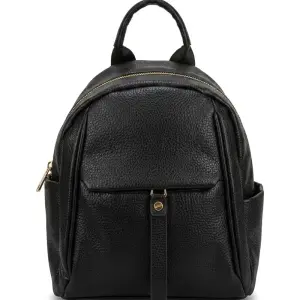 "Sienna" Grained Leather Backpack BA-72