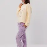 Teddy Hug Winter Top Rose