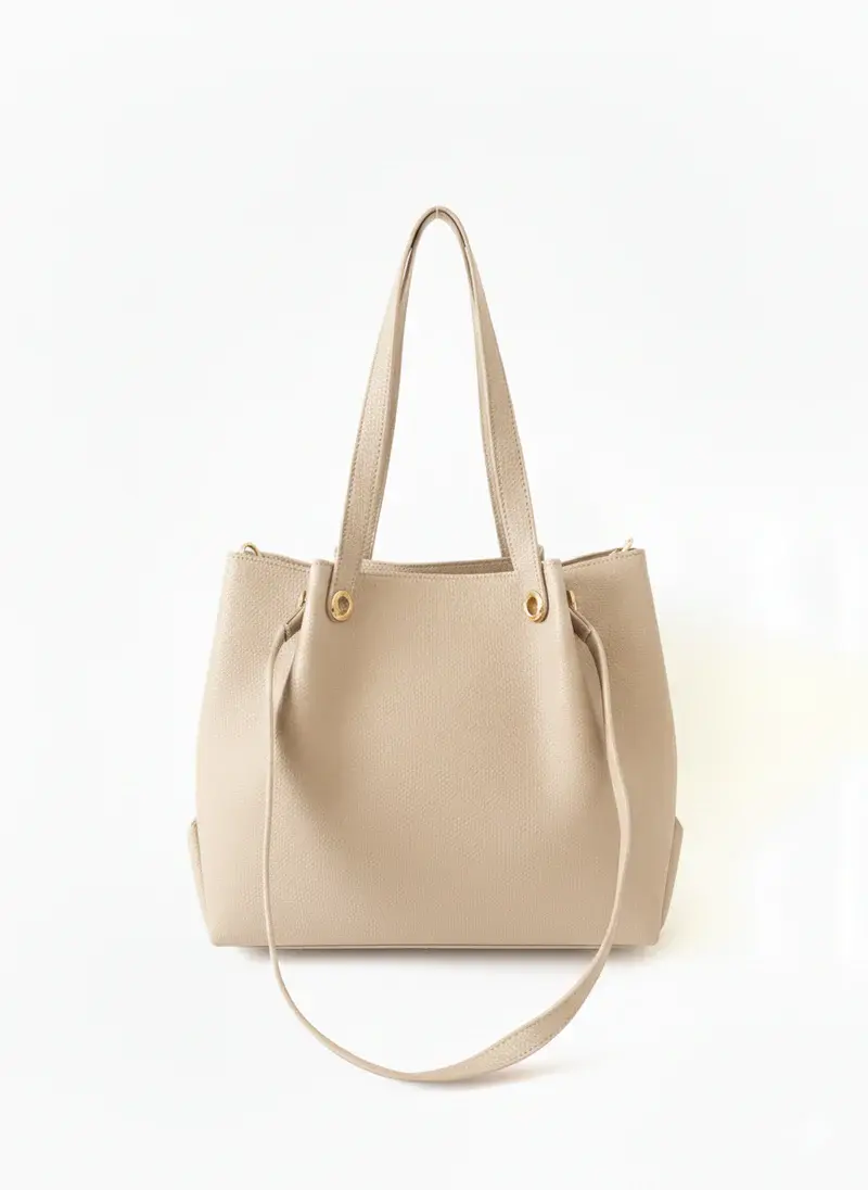 Dual Set Handbag with Detachable Pouch BA-55