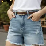 Elegant Slim Belt with Rectangular Buckle BT-11