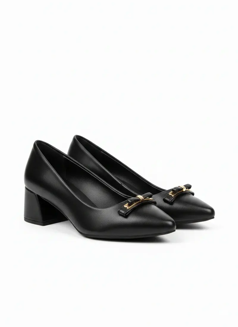 Heels with Elegant Bow BN-50