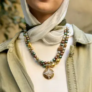 The Earthy Elegance Pearl Necklace