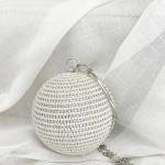 Silver Bijou Clutch