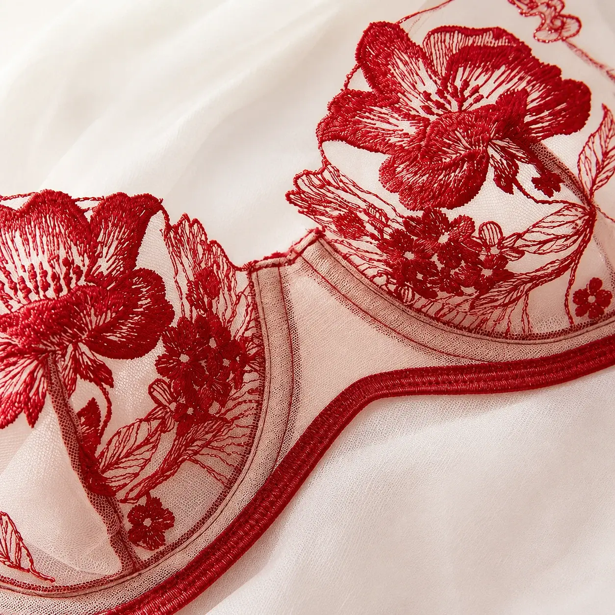 Dark Red Muse Lingerie Set
