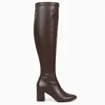 Long Boot Mid Heels Leather B-16 1 Reviews