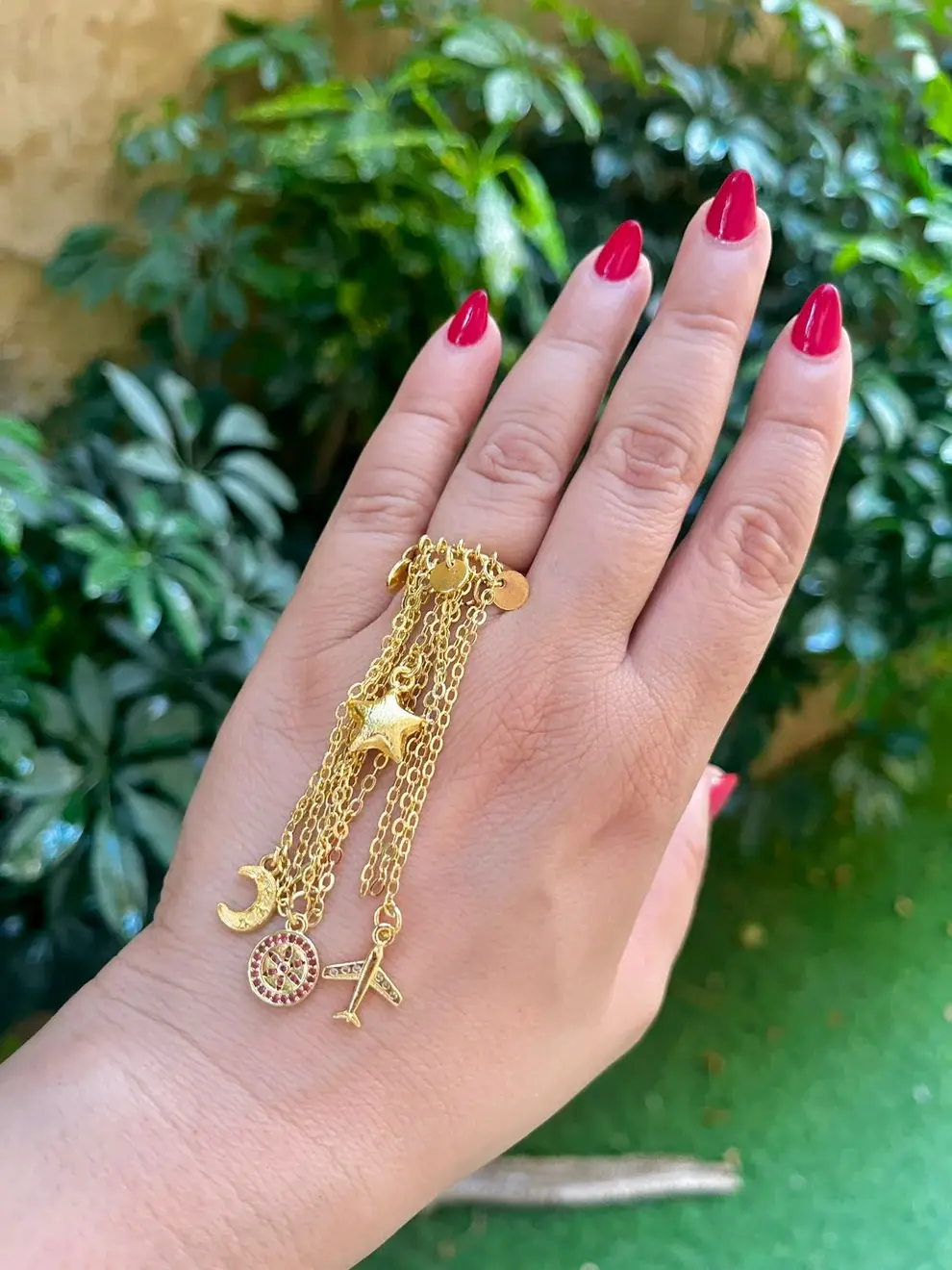 Cosmic Journey Charm Ring